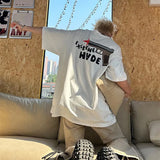 Y2k Funny Ghost Oversized T-shirt