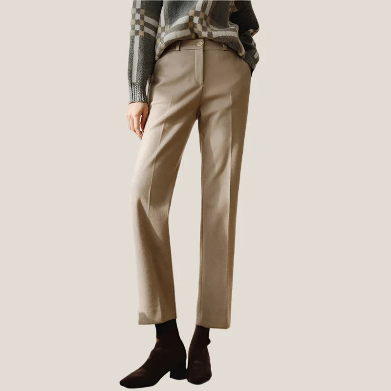 Stylish Thick Woolen Suit Pants