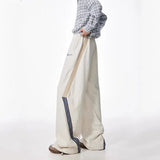 Drawstring Striped Winter High Street Pants