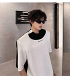 Versatile Stylish Color Contrast Short Sleeve T-Shirt