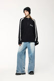 Textured Stripe Knitted Sweater