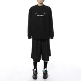Retro Embroidery Pullover Casual Sweatshirt