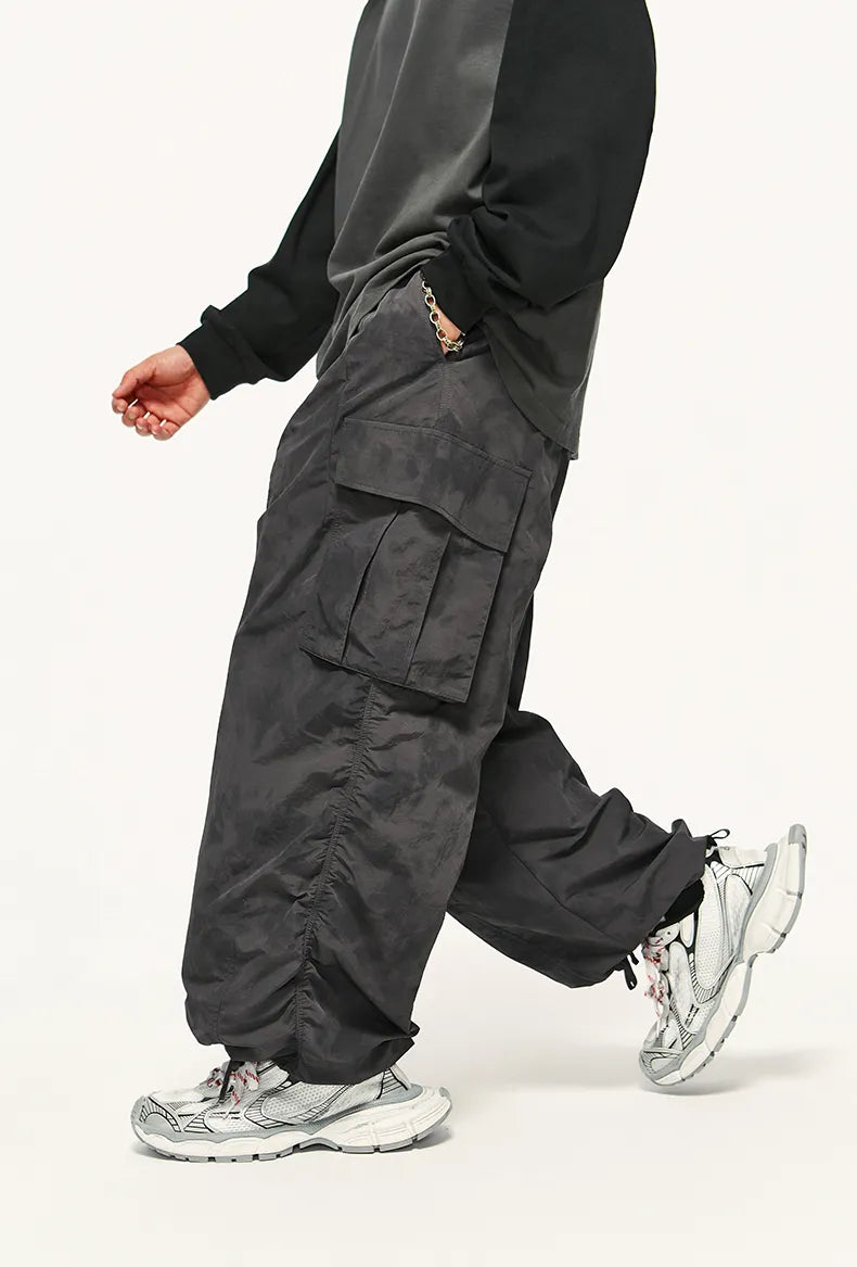 Vintage Distressed Baggy Cargo Pants