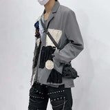 Stylish High Street Patched Blazer