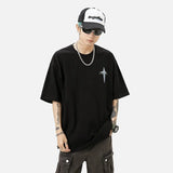 Y2K Oversized Freedom Hip Hop Print T-Shirt