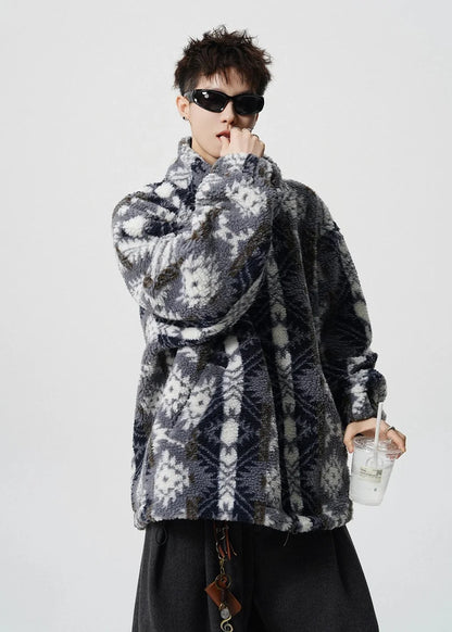 Comfortable Thick Winter Christmas Snowflake Jacket