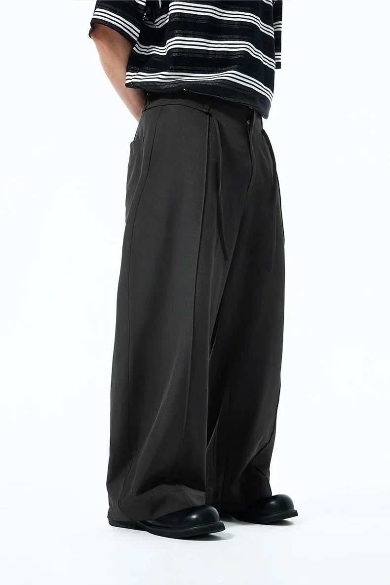 American Style Super Wide Leg Suit Pants