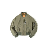 Vintage Retro Thick Cotton Bomber Jacket