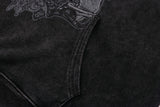 Hungry Demon Print Hoodie