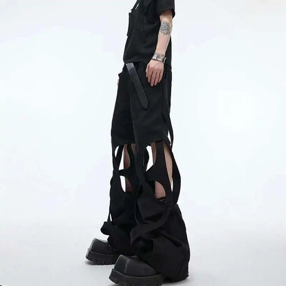 Trendy Solid Color Casual WIde Leg Pants