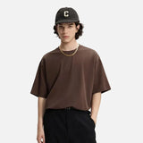 Model wearing the brown Essential Everyday T-Shirt