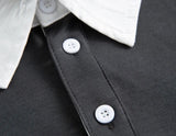 Cozy Comfort Loose Polo Collar Sweatshirt