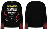 Durable Grunge Graphic Printed Long Sleeve T-Shirt