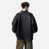 Reversible Thickened Lamb Wool Leather Jacket