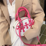 Cross Embroidery Handbag