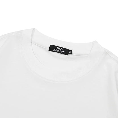 Distorted Portrait Graphic T-shirt