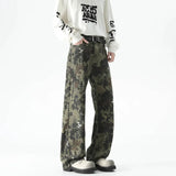 Graffiti Vintage Camouflage Baggy Jeans