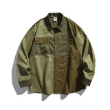 Y2k Streetwear Patchwork Design Techwear Shirt