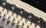 Vintaged Patterned Crochet Open Vest