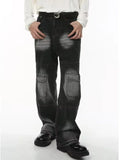 Utility Vibe Vintage Black Baggy Cargo Jeans