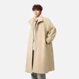 Fashionably Warm Padded Mid-Length Trench Coat