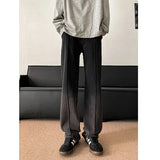 Retro Gradient Black Baggy Jeans