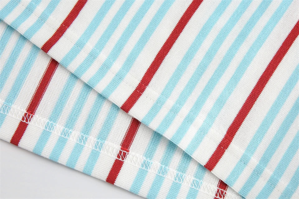Striped Sports Raglan T-shirt