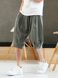 Calf-Length Casual Baggy Shorts
