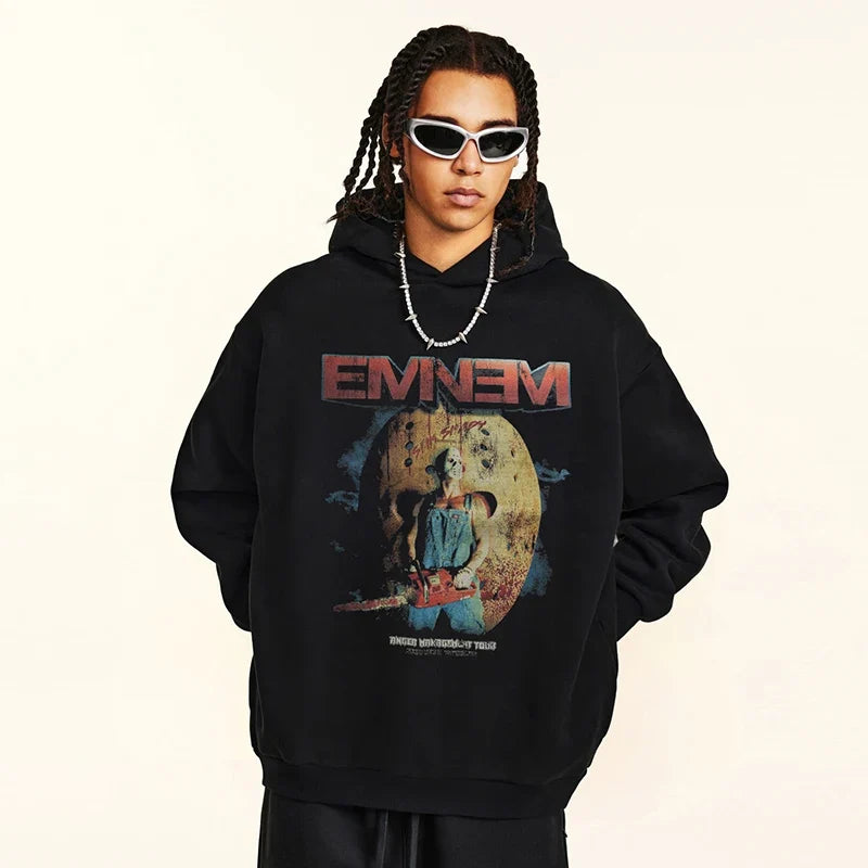 Vintage Retro Saw Graphic Hoodie
