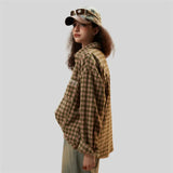Elegant Long Sleeve Plaid Shirt