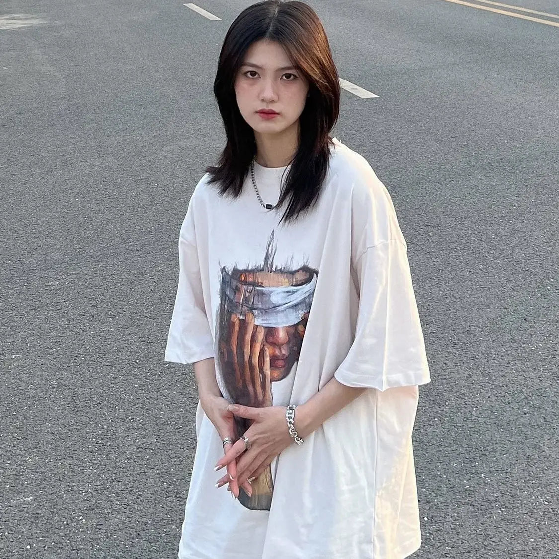 Emo Vintage Blinding Thoughts T-shirt