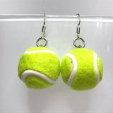Personalized Kawaii Green Tennis Pendant Earring