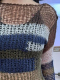 Y2K Cropped Knitted Sweater