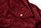Breathable Quilted Solid Color Bomber Fur Jacket
