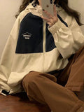 American Vintage Patchwork Long Sleeve Jacket