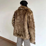 Winter Heavy Weight Cozy Imitation Fur Jacket