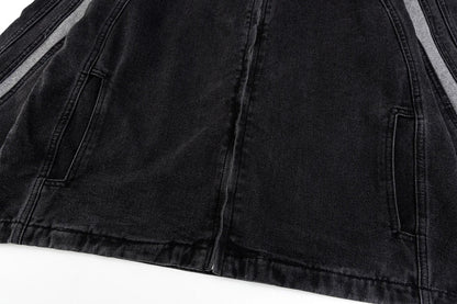 Shadow Stripes Denim Jacket