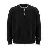Long-lasting Men Retro Loose Collar Sweater