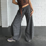 Streetwear Style High Waist Baggy Trousers