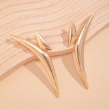 Exaggerated Irregular Geometric Big Stud Earring