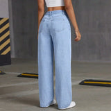 Y2K Butterfly Diamond Straight Leg Jeans