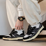 Black Thick Sole Sneakers