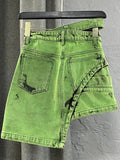 High-waist Denim Skirts