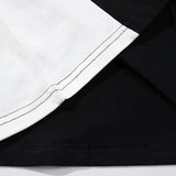 Y2K Graphic Patchwork Racing Cotton T-Shirt