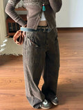 Vintage Maillard Japanese Style Baggy Denim Jeans
