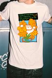 Vibrant Floral Print Oversized Short Sleeve T-Shirt
