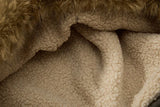 Winter Cozy Faux Fur Collar Rabbit Ear Hooded Jacket