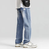 Loose Straight Streetwear Washed Denim Jeans