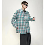 Premium Y2K Oversized Casual Stripe Button Shirt
