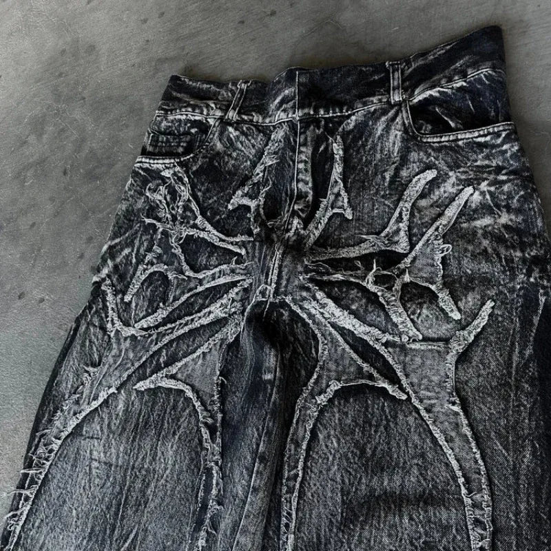 Gothic Retro Oversized Baggy Fit Jeans
